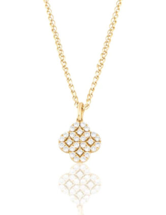 Diamond Clover Necklace