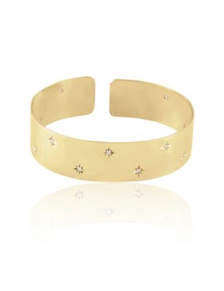 Diamond Galaxy Spring Bangle