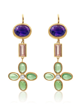 One-of-a-Kind Garden Party Drop Earrings