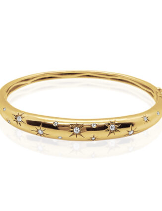 Diamond Starburst Bangle
