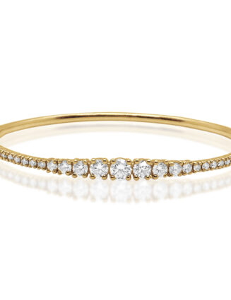 Graduated Diamond Bangle