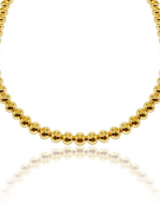 Classic Gold Bead Necklace
