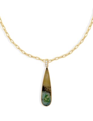 One-of-a-Kind Boulder Opal Necklace